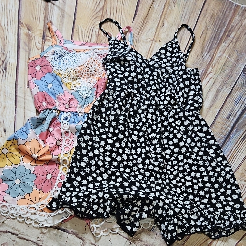 🔥Shein‎ Girls Romper Lot Of 2 Size 4/5